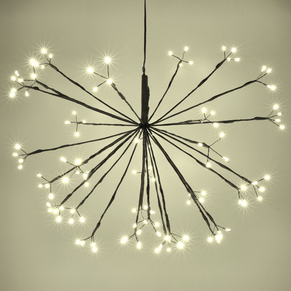 Kersthanger paardenbloem Ø 45 cm | Extra warm wit & warm wit | 120 lampjes LDR07344 - 4