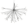 Kersthanger paardenbloem Ø 58 cm | Extra warm wit & warm wit | 150 lampjes  | Zwart LDR07345 - 4
