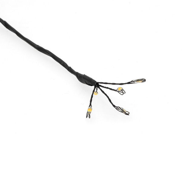 Kersthanger paardenbloem Ø 58 cm | Extra warm wit & warm wit | 150 lampjes  | Zwart LDR07345 - 5