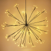 Kersthanger paardenbloem Ø 58 cm | Extra warm wit & warm wit | 150 lampjes  | Zwart LDR07345 - 2