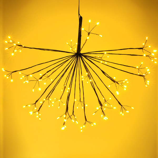 Kersthanger paardenbloem Ø 58 cm | Extra warm wit & warm wit | 150 lampjes LDR07345 - 3