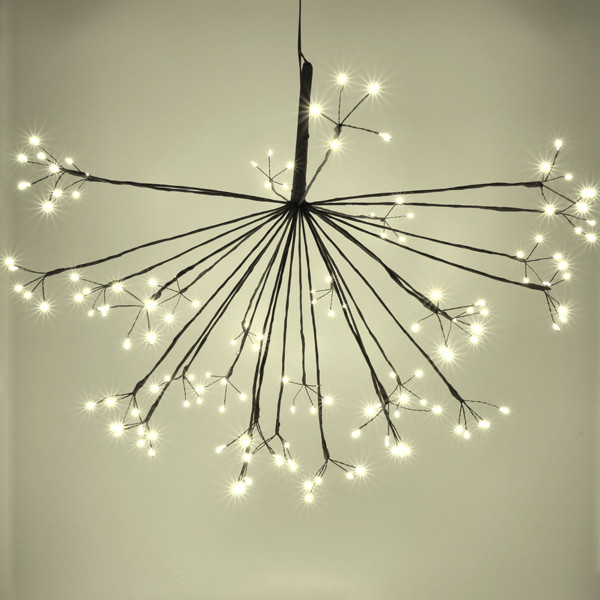 Kersthanger paardenbloem Ø 58 cm | Extra warm wit & warm wit | 150 lampjes LDR07345 - 4