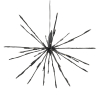 Kersthanger vuurwerk Ø 45 cm | Extra warm wit & warm wit | 72 lampjes  | Zwart LDR07347 - 5