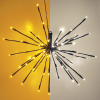 Kersthanger vuurwerk Ø 45 cm | Extra warm wit & warm wit | 72 lampjes LDR07347