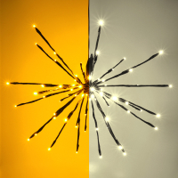 Kersthanger vuurwerk Ø 45 cm | Extra warm wit & warm wit | 72 lampjes LDR07347