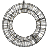 Kerstkrans | Ø 36 cm | Extra warm wit & warm wit | 1200 lampjes | Zwart LDR07328 - 4