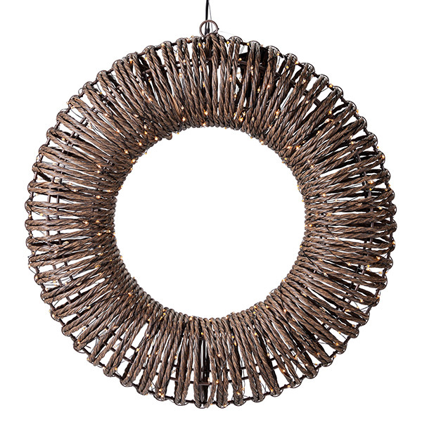 Kerstkrans Ø 38 cm | Extra warm wit | 400 lampjes LKO00891 - 1