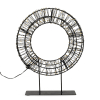 Kerstkrans op voet 28 cm | Extra warm wit & warm wit | 800 lampjes | Zwart LDR07324 - 4