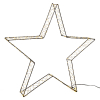123led Kerstster 3D | 56 cm | Extra warm wit & warm wit | 540 lampjes | Zwart  LDR07267 - 2