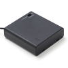 123led Kerstster 3D op batterijen | 26 cm | Extra warm wit & warm wit | 200 lampjes | Zwart  LDR07285 - 5