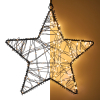 Kerstster hangend | 26 cm | Extra warm wit & Twinkle | 200 lampjes | Zwart LDR07387 - 1