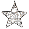 Kerstster hangend | 26 cm | Extra warm wit & twinkle | 200 lampjes | Zwart LDR07387 - 3