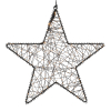 Kerstster hangend | 36 cm | Extra warm wit & Twinkle | 300 lampjes | Zwart LDR07388 - 3