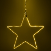 123led Kerstster hangend | 37 cm | Extra warm wit & warm wit | 200 lampjes | Zwart  LDR07274 - 3