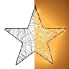 Kerstster hangend | 56 cm | Extra warm wit & Twinkle | 500 lampjes | Zwart LDR07389 - 1