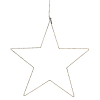 123led Kerstster hangend | 56 cm | Extra warm wit & warm wit | 300 lampjes | Zwart  LDR07275 - 2