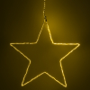 123led Kerstster hangend | 56 cm | Extra warm wit & warm wit | 300 lampjes | Zwart  LDR07275 - 3