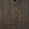 123led Kerstster hangend op batterijen | 50 cm | 100 leds | Extra Warm Wit  LCO00083