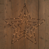 123led Kerstster hangend op batterijen | 56 cm | 60 leds | Warm Wit  LCO00092