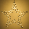 123led Kerstster met ophangoog | 56 cm | Extra warm wit & warm wit | 1200 lampjes | Zwart  LDR07269 - 3