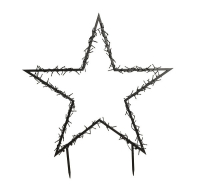 123led Kerstster op tuinsteker | 60 x 73 cm | 150 leds | Warm Wit  LKO00667
