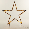 123led Kerstster op tuinsteker | 90 x 102 cm | 225 leds | Warm Wit  LKO00668