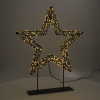 Kerstster op voet 36 cm | Extra warm wit & warm wit | 800 lampjes | Zwart LDR07326 - 3