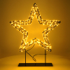 Kerstster op voet 36 cm | Extra warm wit & warm wit | 800 lampjes | Zwart LDR07326 - 2