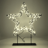 Kerstster op voet 36 cm | Extra warm wit & warm wit | 800 lampjes | Zwart LDR07326 - 3
