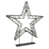 Kerstster op voet  56 cm | Extra warm wit & warm wit | 1200 lampjes | Zwart LDR07327 - 4