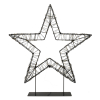 Kerstster op voet  56 cm | Extra warm wit & warm wit | 1200 lampjes | Zwart LDR07327 - 4