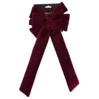 Kerststrik 20 x 49 cm | 2 lagen | Burgundy LKO00896