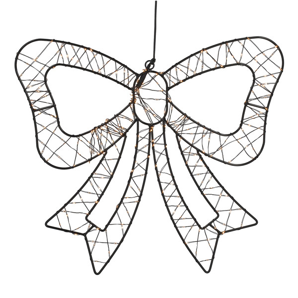 Kerststrik met verlichting | 38 x 34 cm | Extra warm wit & twinkle | 278 lampjes LDR07399 - 3