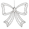 Kerststrik met verlichting | 58 x 54 cm | Extra warm wit & twinkle | 556 lampjes LDR07400 - 3