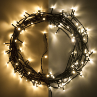 123led Kerstverlichting 12 meter | extra warm wit & warm wit | 120 lampjes  LDR07002