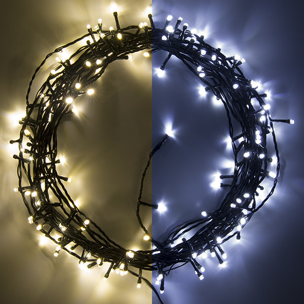 123led Kerstverlichting 16,4 meter | koud wit & warm wit | 180 lampjes  LDR07018 - 1
