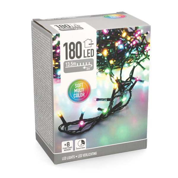 Kerstverlichting 16,5 meter | Soft multicolor | 180 lampjes LKO00849 Kerstverlichting 16,5 meter | Soft multicolor | 180 lampjes LKO00849 - 6