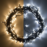 123led Kerstverlichting 21 meter | koud wit & warm wit | 240 lampjes  LDR07019