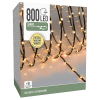 Kerstverlichting 24 meter | Extra Warm Wit | Soft Wire | Zwart | 800 lampjes