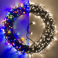 123led Kerstverlichting 57 meter | multicolor & warm wit | 720 lampjes  LDR07184