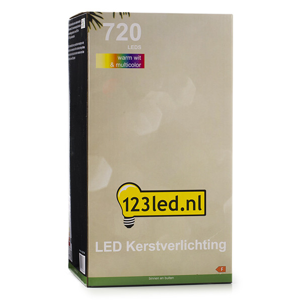 123led Kerstverlichting 57 meter | multicolor & warm wit | 720 lampjes  LDR07184 - 8