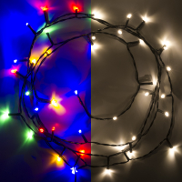 123led Kerstverlichting 5,9 meter | multicolor & warm wit | 40 lampjes  LDR07177