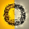 Kerstverlichting 75 meter | extra warm wit & warm wit | 1000 lampjes LDR07342 - 1