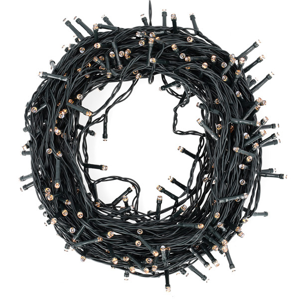 Kerstverlichting op batterijen 27,6 meter | extra warm wit & warm wit | 368 lampjes met timer LDR07415 - 4
