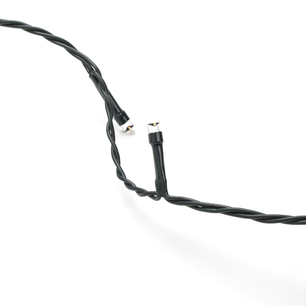 123led Kerstverlichting op batterijen 3,9 meter | extra warm wit & warm wit | 48 lampjes met timer  LDR07146 - 5