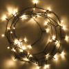 123led Kerstverlichting op batterijen 3,9 meter | extra warm wit & warm wit | 48 lampjes met timer  LDR07146 - 2