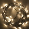 123led Kerstverlichting op batterijen 3,9 meter | extra warm wit & warm wit | 48 lampjes met timer  LDR07146 - 3