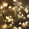 Kerstverlichting op batterijen 3,9 meter | extra warm wit & warm wit | 48 lampjes met timer