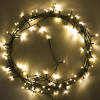 123led Kerstverlichting  op batterijen 7,5 meter | multicolor & warm wit | 96 lampjes met timer  LDR07295 - 3
