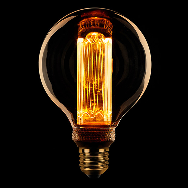 123led Kooldraadlamp E27 | Globe G80 | 1800K | 200 lumen | Goud | 5W  LDR01598 - 1